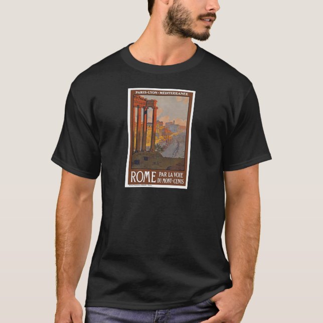 VintageRome italien Tee Shirt (Framsida)
