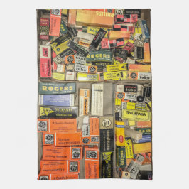 VintagerörBoxas-färg Kökshandduk