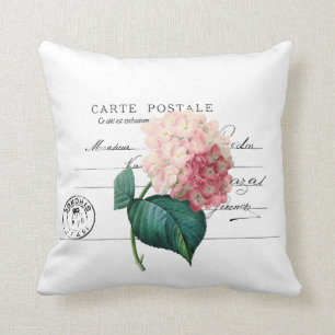 Vintagerosavanlig hortensia kudde