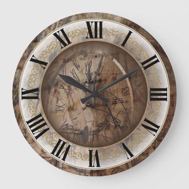 Vintagerovadesign Stor Klocka (Framsida)