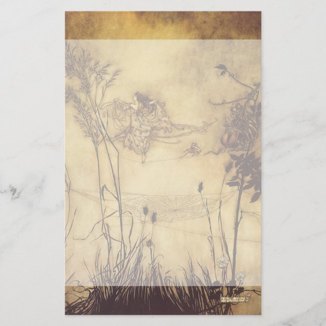 Vintagesaga, fe Tightrope vid Rackham Brevpapper (Framsida)