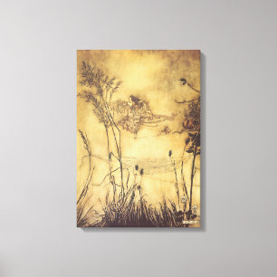 Vintagesaga, fe Tightrope vid Rackham Canvastryck