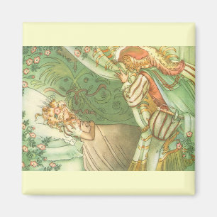 Vintagesaga som sovar skönhetprincessen magnet