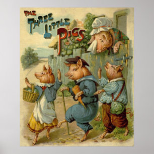 Vintagesaga, tre lite grisar poster