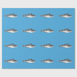 VintageSaltwaterfiske - atlantisk torsk Presentpapper