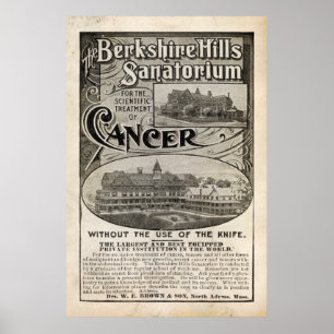 VintageSanatoriumannons från 1899 Poster