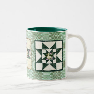 Vintagesängöverkast- och täckemugg II Två-Tonad Mugg