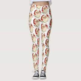 VintageSanta damasker Leggings