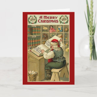 VintageSanta jul Helgkort