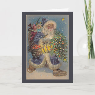 VintageSanta julkort Helgkort