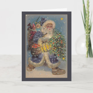 VintageSanta julkort Helgkort