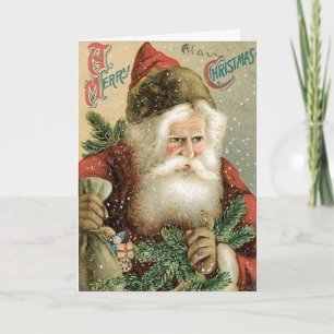VintageSanta julkort Helgkort