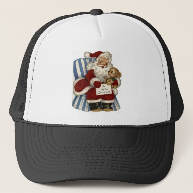 VintageSanta kristendomen semestrar jul Truckerkeps (Framsida)