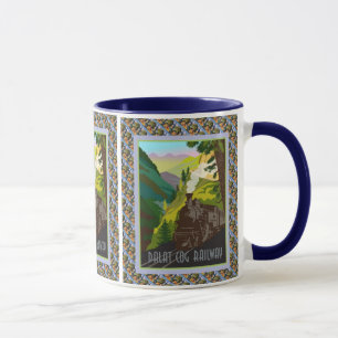 Vintageschweizaredesign, Dalat kuggejärnväg Mugg