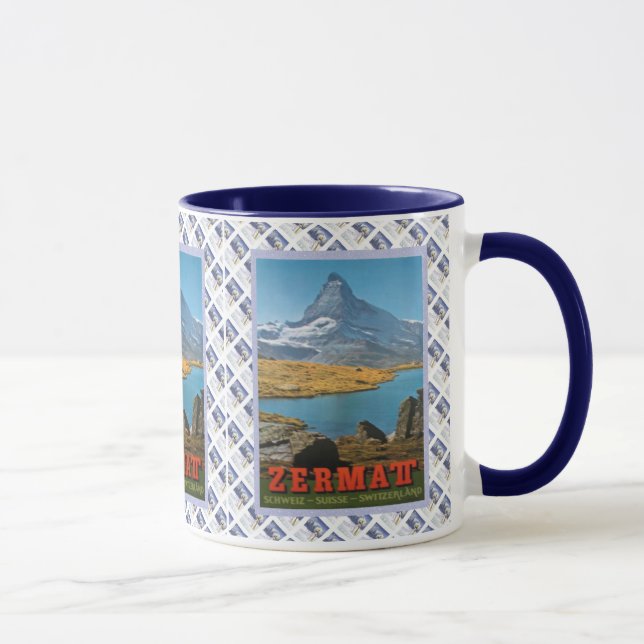 Vintageschweizaredesign, Zermatt, Matterhorn Mugg (Höger)