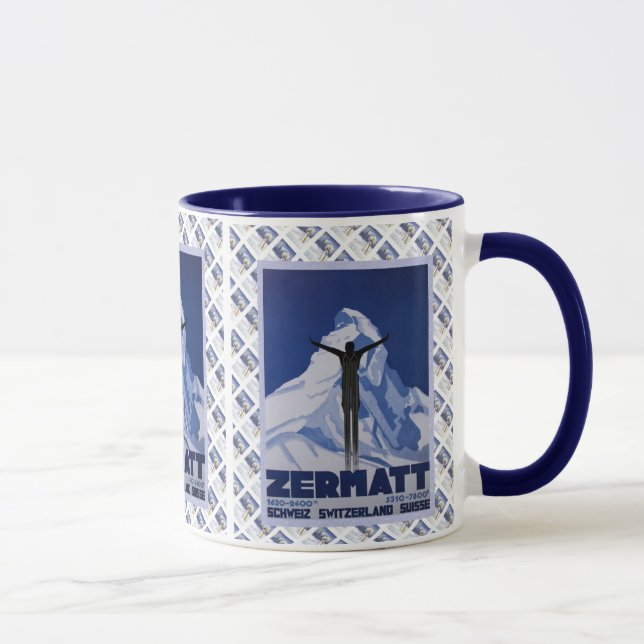 Vintageschweizaredesign, Zermatt Mugg (Höger)