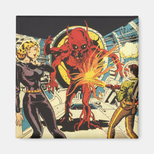 Vintagescience fiction, Sci Fi främmande anfalla Magnet