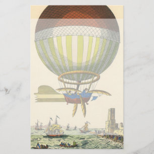 Vintagescience fictionSteampunk luftballong Brevpapper