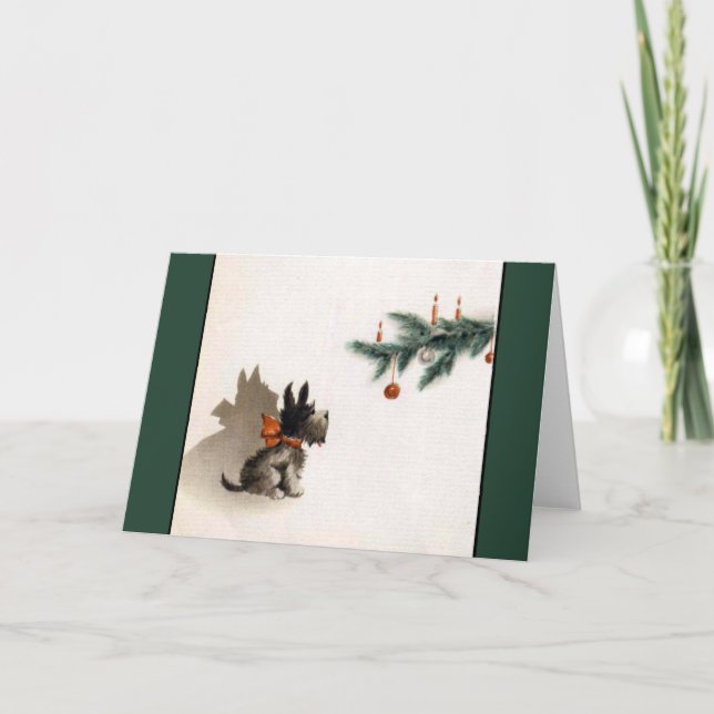 VintageScotty julkort Helgkort (Framsida)