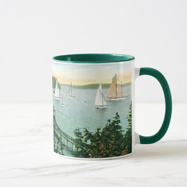 Vintagesegelbåtmugg Mugg (Höger)