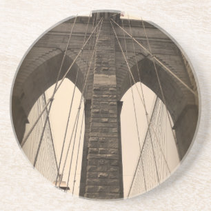 VintageSepia Brooklyn överbryggar Underlägg Sandsten