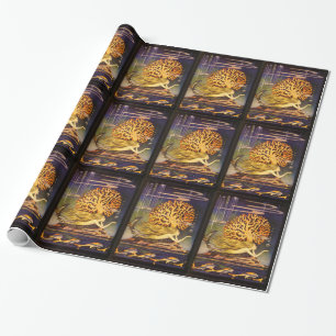 Vintagesjöjungfru Presentpapper