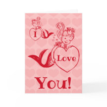 Vintagesjöjungfruvalentines day