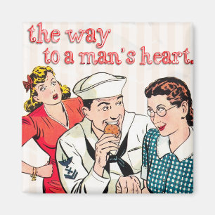 Vintagesjöman Magnet