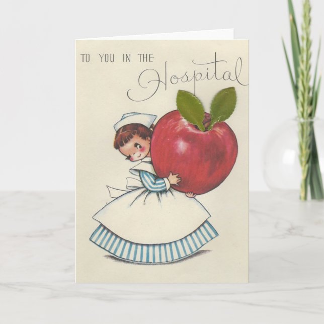 Vintagesjukhusstag Kort (Framsida)
