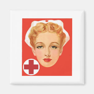 Vintagesjuksköterska Magnet