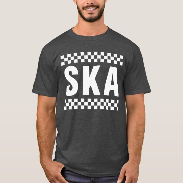 VintageSka musik Tee Shirt (Framsida)