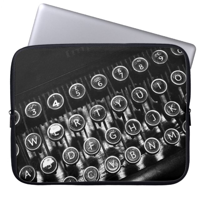 Vintageskrivmaskin Laptop Fodral (Framsidan)