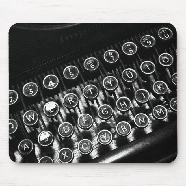 Vintageskrivmaskin Musmatta (Framsidan)