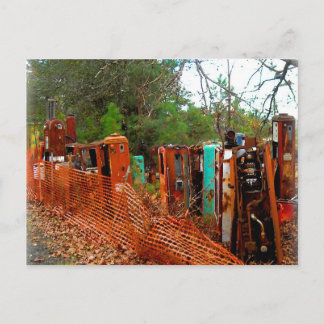 Vintageskroten gasar pumps vykort