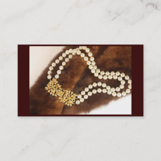 Vintagesmyckenvisitkort Visitkort