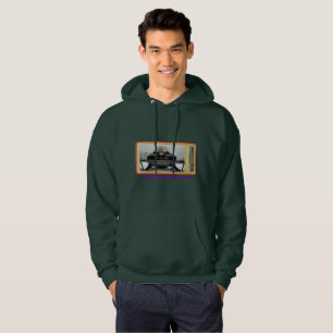 VintageSnowmobileälskare 1972 arktiska kattHoodie Hoodie