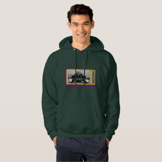 VintageSnowmobileälskare 1972 arktiska kattHoodie Hoodie