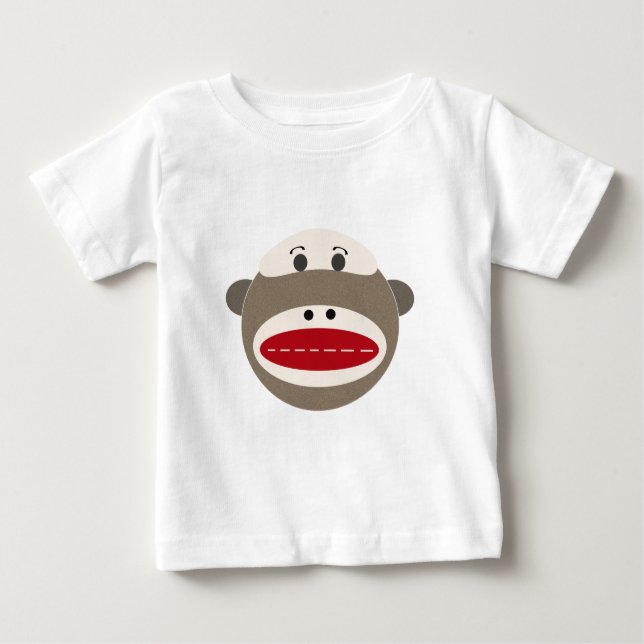 Vintagesock monkey vid OOPSY T-shirt (Framsida)