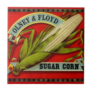 Vintagesockermaj Olney & Ford Kakelplatta