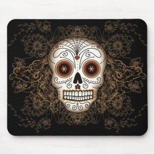 Vintagesockerskalle Mousepad Musmatta