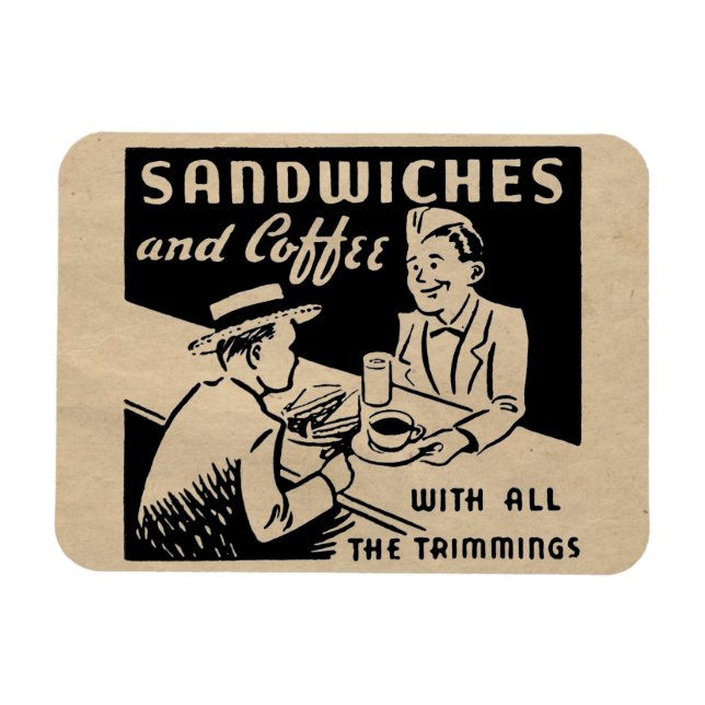 Vintagesodavattenidiot Magnet (Horisontell)