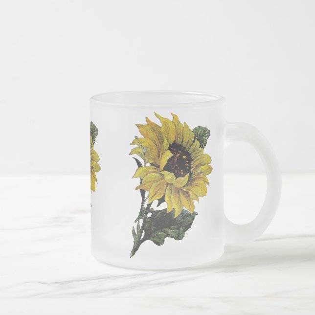 Vintagesolros Frostad Glasmugg (Höger)