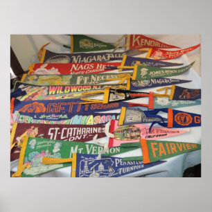 Vintagestanderter (Gettysburg, Niagra nedgångar, Poster