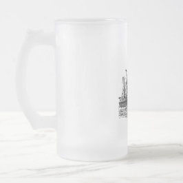 VintageSteampunk Steamboat Frostat Ölglas