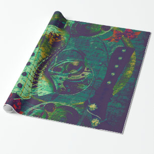 VintageSteampunk tapet Presentpapper