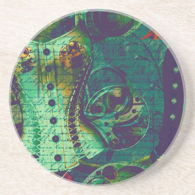 VintageSteampunk tapet Underlägg Sandsten (Framsidan)