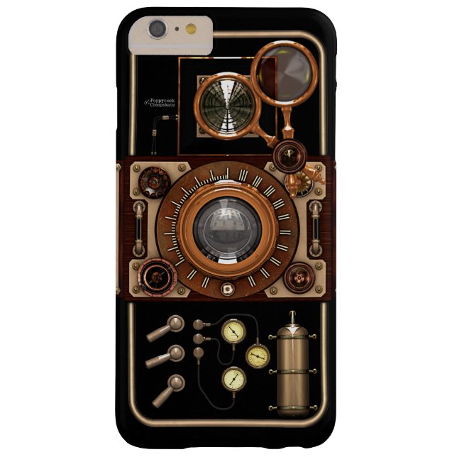 VintageSteampunk TLR kamera #2B Case-Mate iPhone Skal (Baksidan)