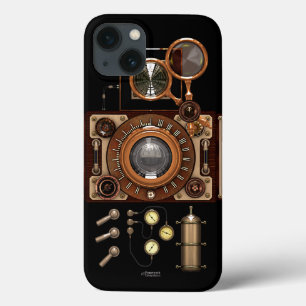 VintageSteampunk TLR kamera (mörk)