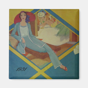 Vintagestil 1931 magnet