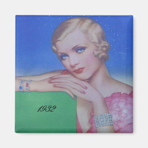 Vintagestil 1932 magnet